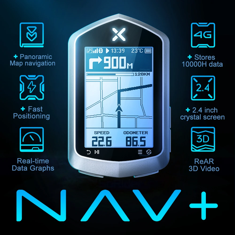 XOSS NAV PLUS GPSサイコン Amazon.com: XOSS NAV Cycling/Bike Computer GPS Wireless Ant+